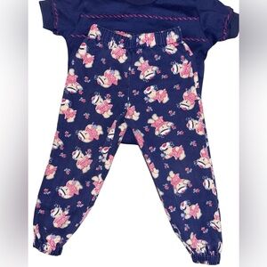 Vintage 90s Oshkosh Patriotic Fourth of July Print Pants 4t and top